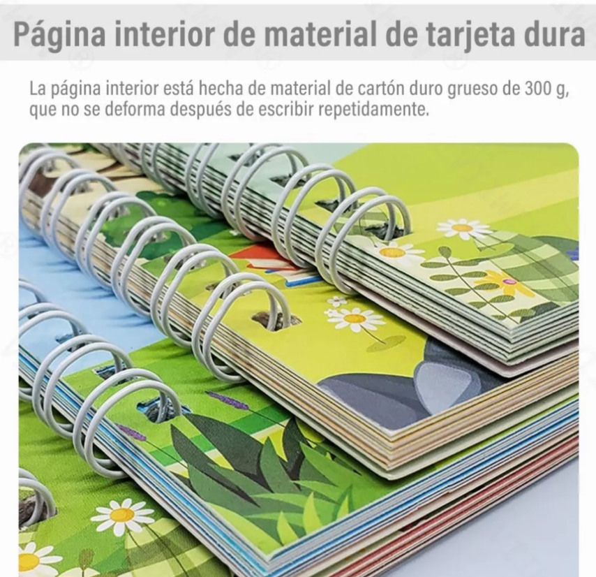 Set Cuaderno Magic Caligrafia Montessori