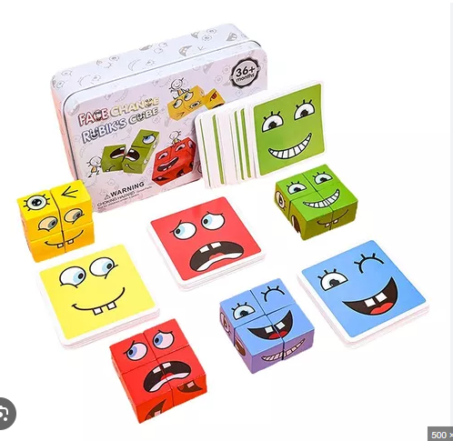 Juego Cubos De Expresiones para tu Familia