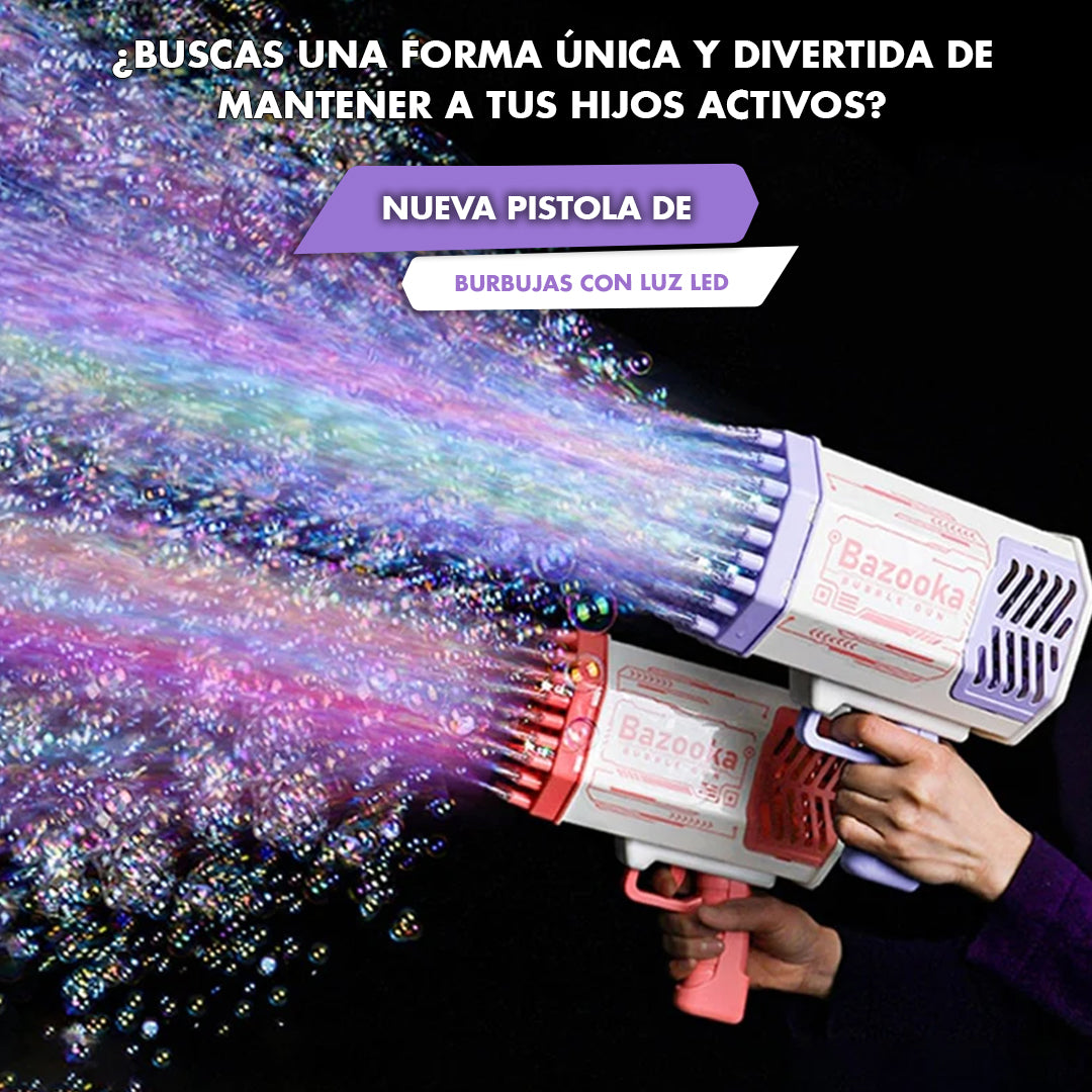 Máquina De Burbujas Gatling Bazooka