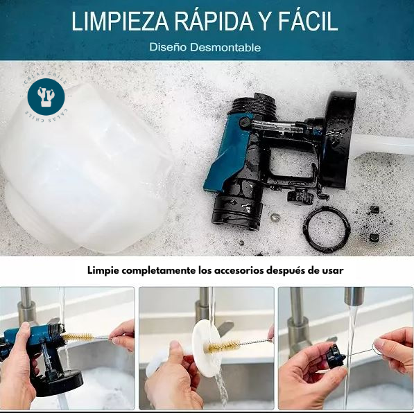 SprayPro Max™ Pistola pintura inalambrica tasbel 2 baterías