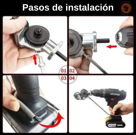 PowerCut™ - Adaptador Cortador de Placas para Taladro Inalámbrico