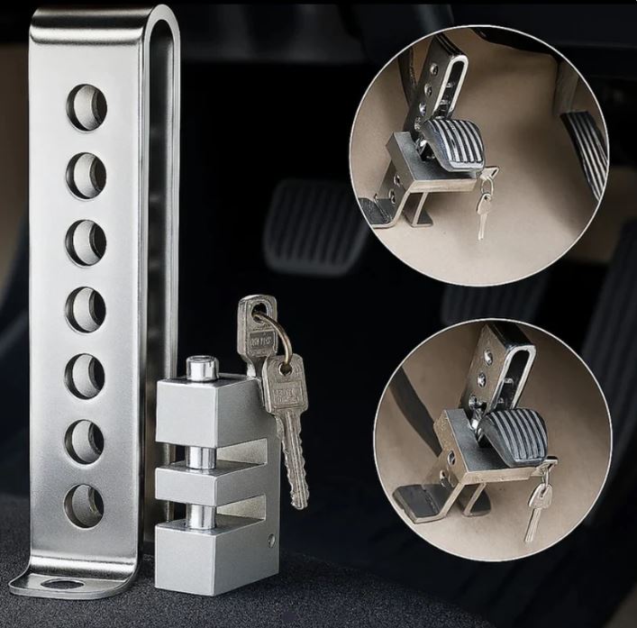 🔐 Bloqueador de Pedal Antirrobo + Candado UltraReforzado