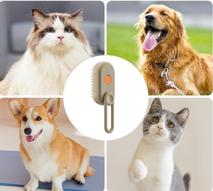 Cepillo Vapor Mascotas