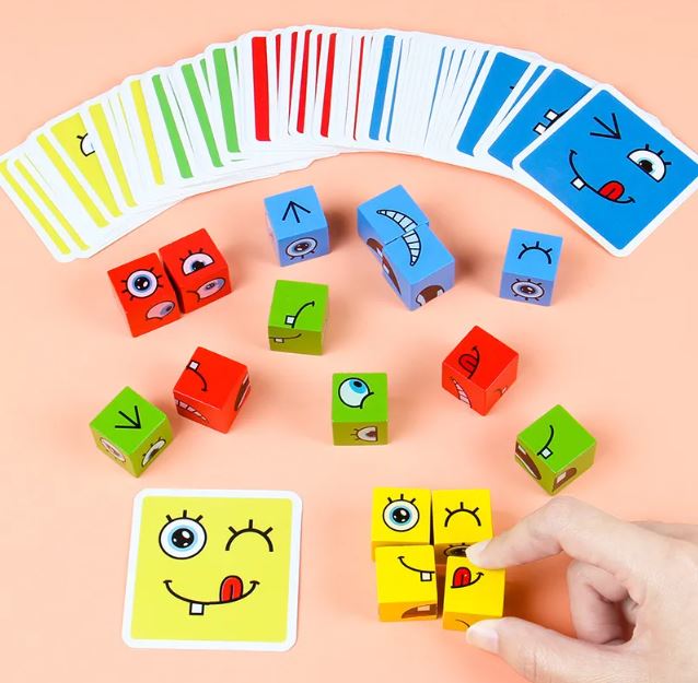 Juego Cubos De Expresiones para tu Familia