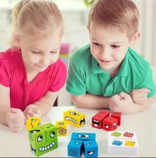 Juego Cubos De Expresiones para tu Familia
