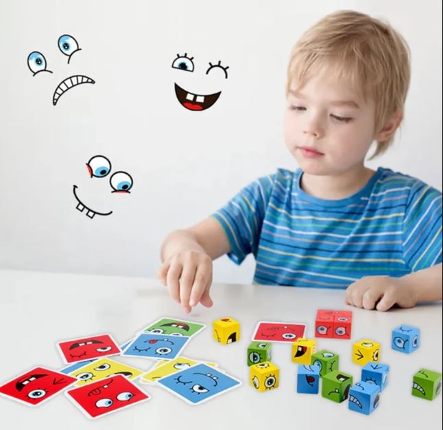 Juego Cubos De Expresiones para tu Familia