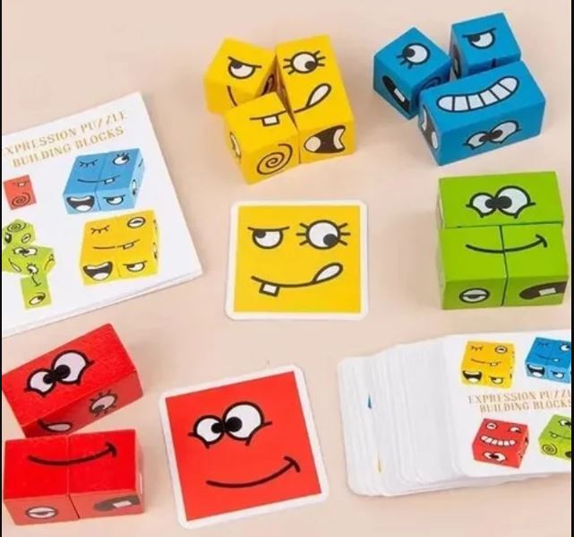 Juego Cubos De Expresiones para tu Familia