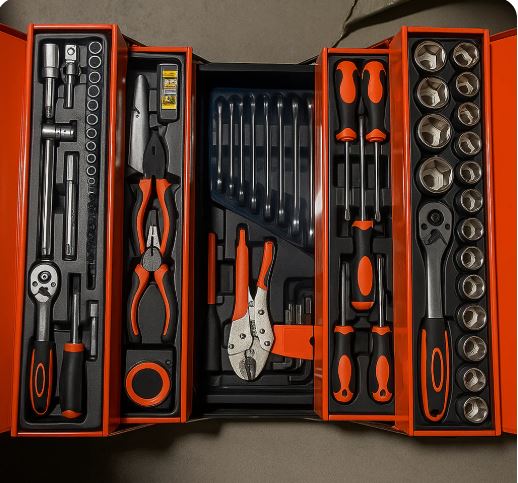Caja Herramientas Multipropósito 85 Piezas 5 Niveles