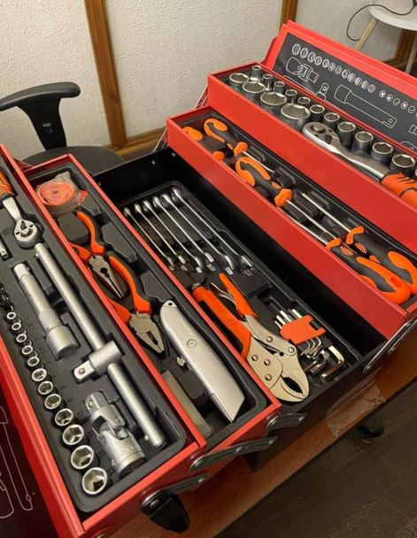 Caja Herramientas Multipropósito 85 Piezas 5 Niveles