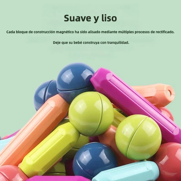 🧬 Bloques magnéticos 36 PCS 🏗️
