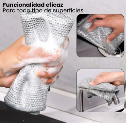 Paños de Limpieza x 10 unidades - Aluminio