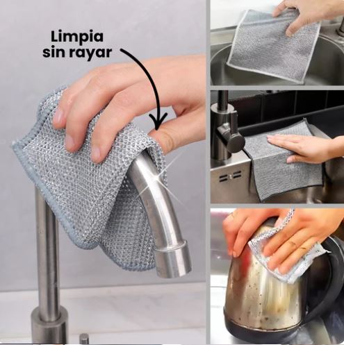 Paños de Limpieza x 10 unidades - Aluminio