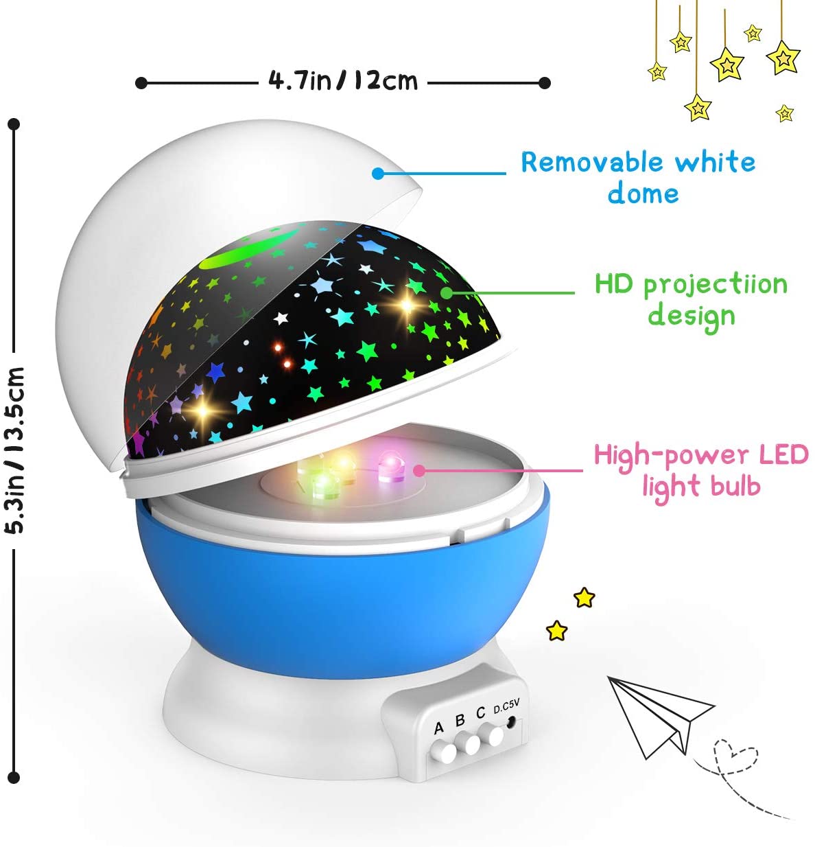 Lampara Proyector Espanta Cuco