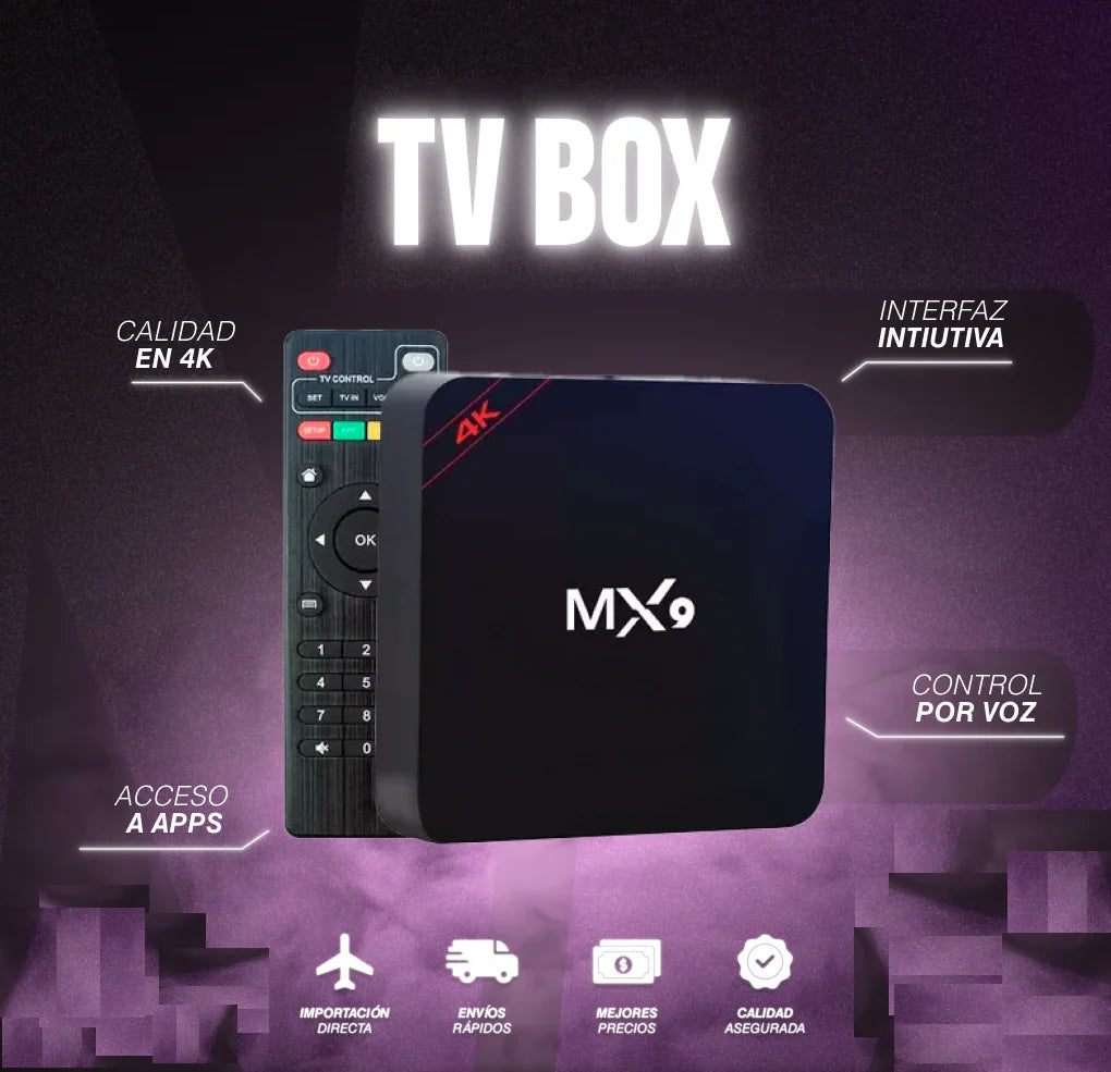 TV BOX DECODIFICADOR 5G, 4K
