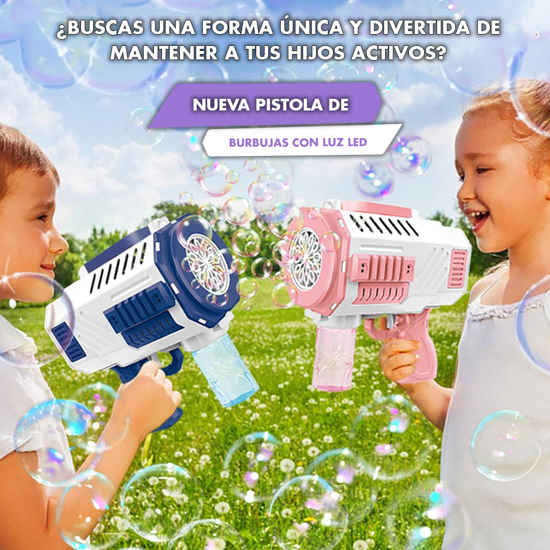 Máquina De Burbujas Gatling Bazooka