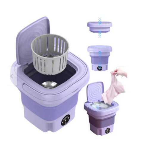 Mini Lavadora Plegable Portátil