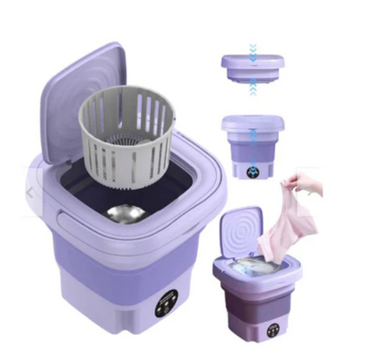 Mini Lavadora Plegable Portátil