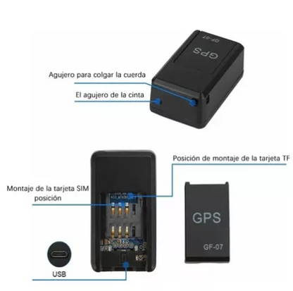 Mini Localizador Rastreador Gps Gf07