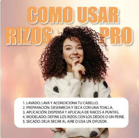 Crema Rizos Pro Oficial - USA Distribuidor Oficial en Chile