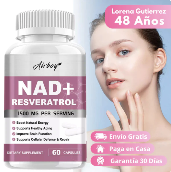 ⭐ NAD + RESVERATROL (60 CÁPSULAS) ⭐