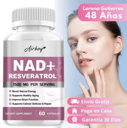 ⭐ NAD + RESVERATROL (60 CÁPSULAS) ⭐