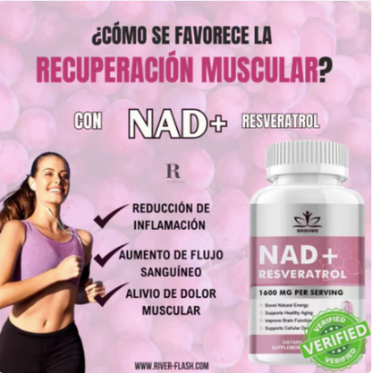 ⭐ NAD + RESVERATROL (60 CÁPSULAS) ⭐