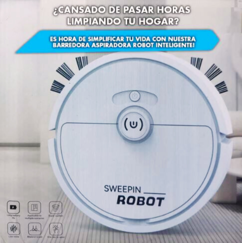 Aspiradora Robot 3 en 1