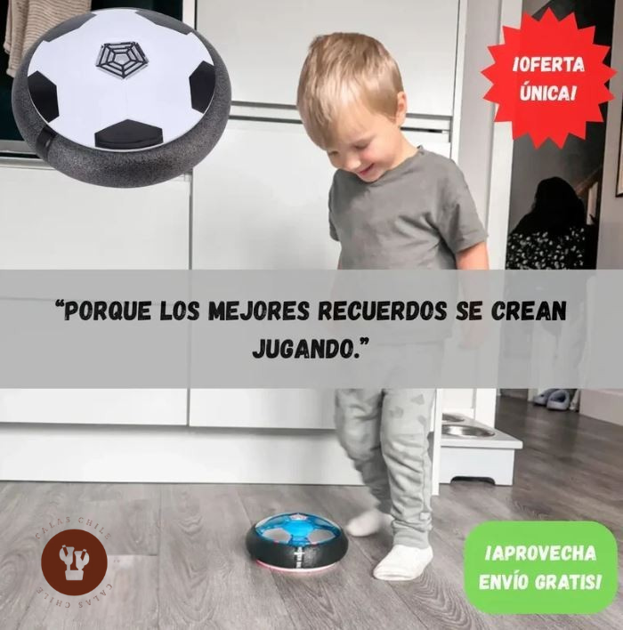 HoverBall LED™ l Pelota Plana De Fútbol Flotante Led