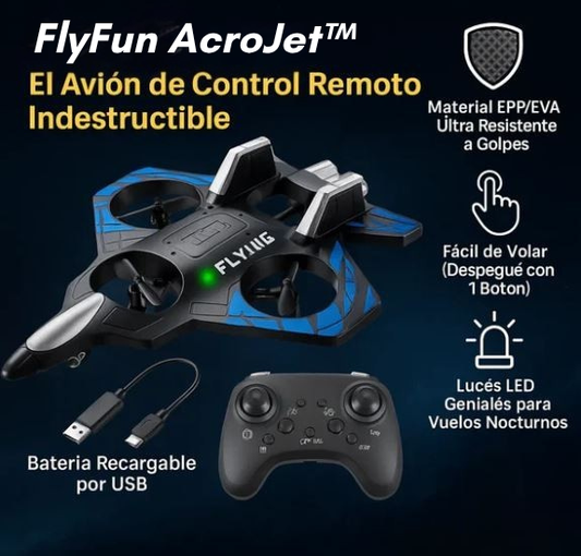 FlyFun AcroJet™ l Dron Avión