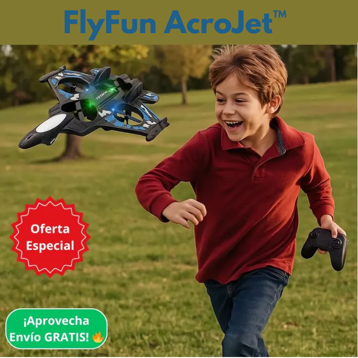 FlyFun AcroJet™ l Dron Avión