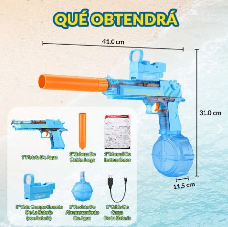 HydroForce™ l Pistola de Agua Eléctrica