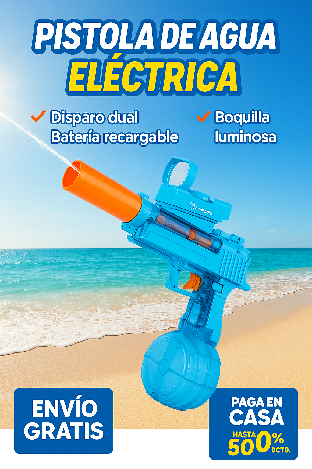 HydroForce™ l Pistola de Agua Eléctrica
