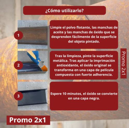 OxidClean™ 2X1 Removedor de Oxido 300 Gramos con brocha