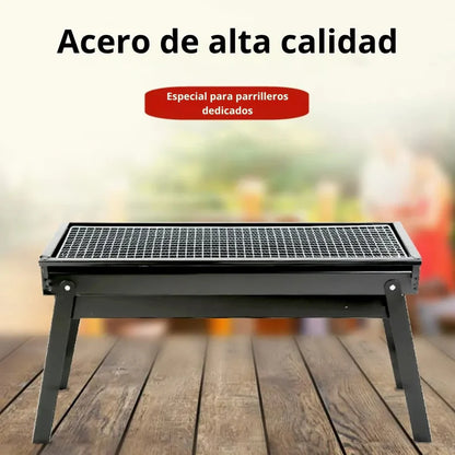 PARRILLA DE CARBON PORTATIL DE ACERO