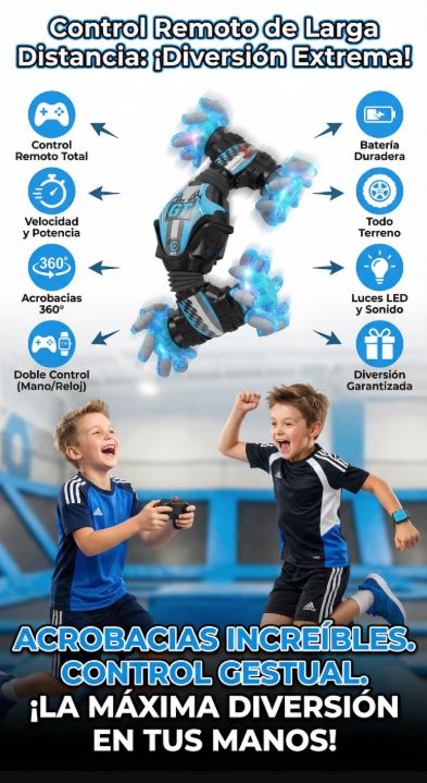 TurboStunt 360™ l Auto Acrobático Control Remoto