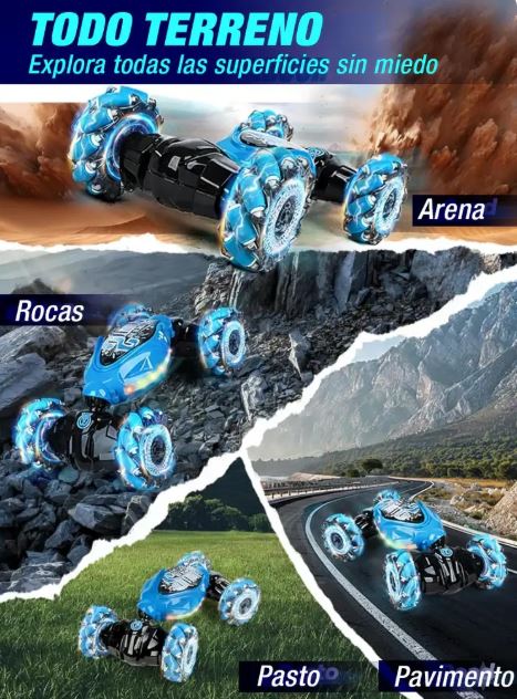 TurboStunt 360™ l Auto Acrobático Control Remoto