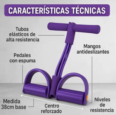 Bandas Elasticas Resistencia Con Pedal