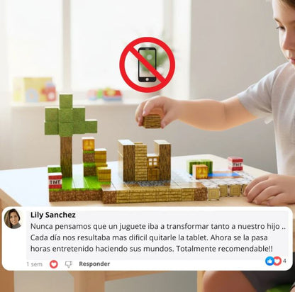 BlockWorld Magnéticos™ l BLOQUES 75 PIEZAS