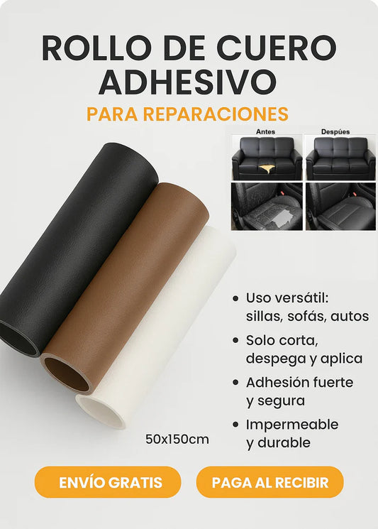 Rollo Cuero Adhesivo de Reparacion 50 x 150 cm