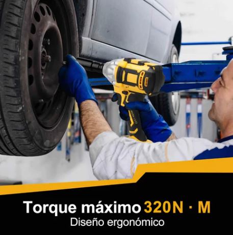 LLAVE IMPACTO DOS BATERIAS DE 48V