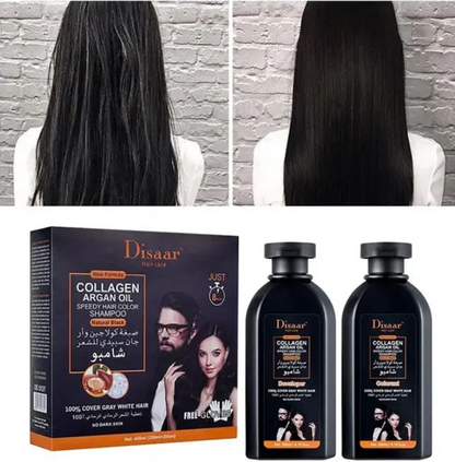 Shampoo Colorante Tinte Cubre Canas