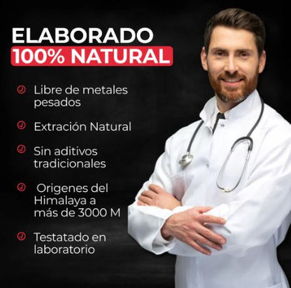 Shilajit - ¡Receta Original de Himalaya!