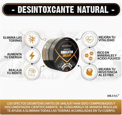 Shilajit - ¡Receta Original de Himalaya!