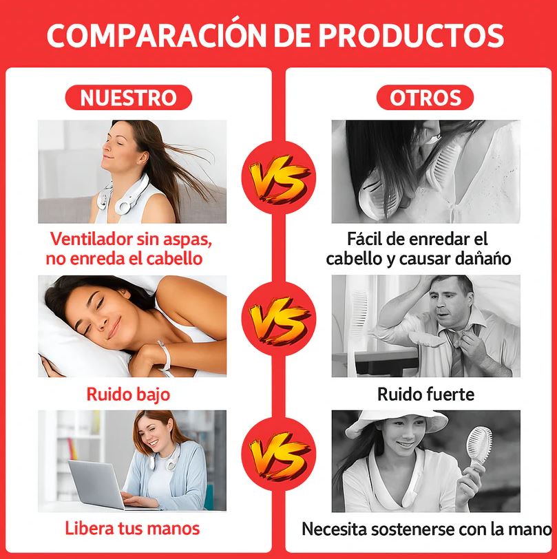 Ventilador de cuello l FreshNeck Air™